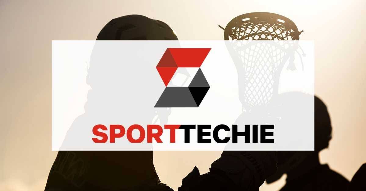 SportTechie logo over lacrosse image.