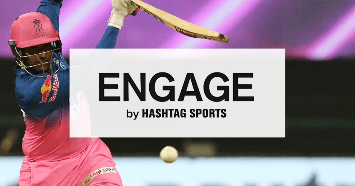 Rajasthan Royals cricket player and Engage by Hashtag Sports