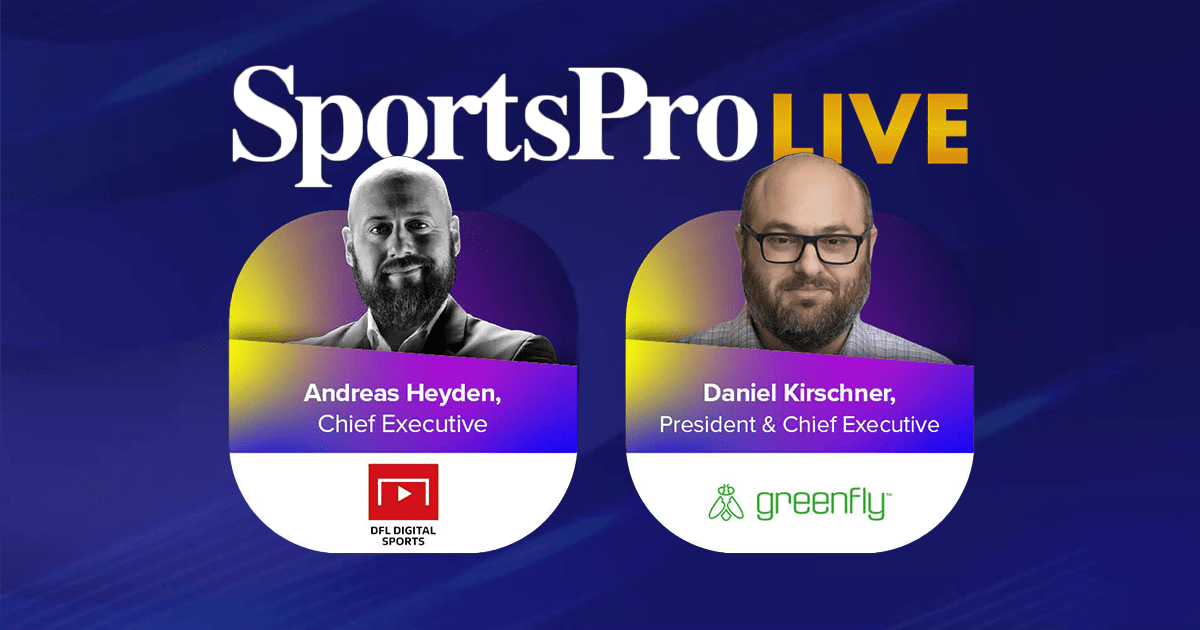 SportsPro Live with photos of Andreas Heyden of DFL and Daniel Kirschner of Greenfly