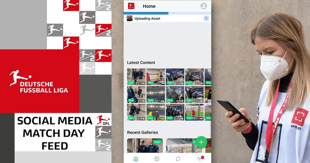 Bundesliga's digital media rights include original behind the scenes content.