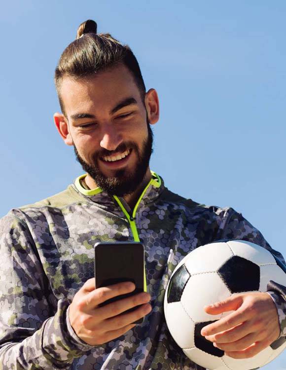 Athletes create original content