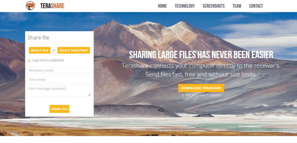 How to share photos with clients Terashare