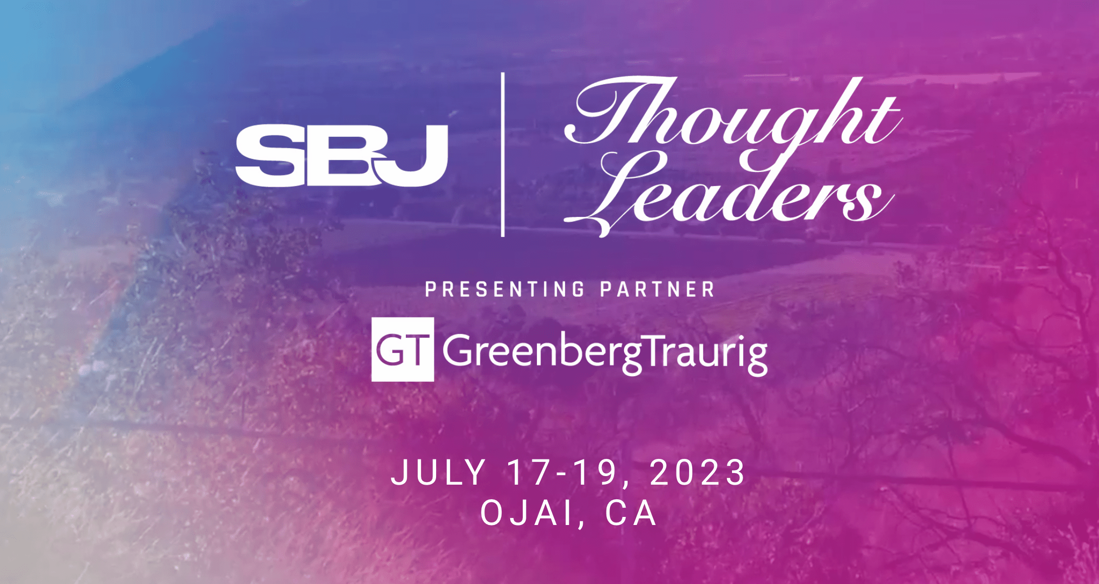 Thought Leaders event banner