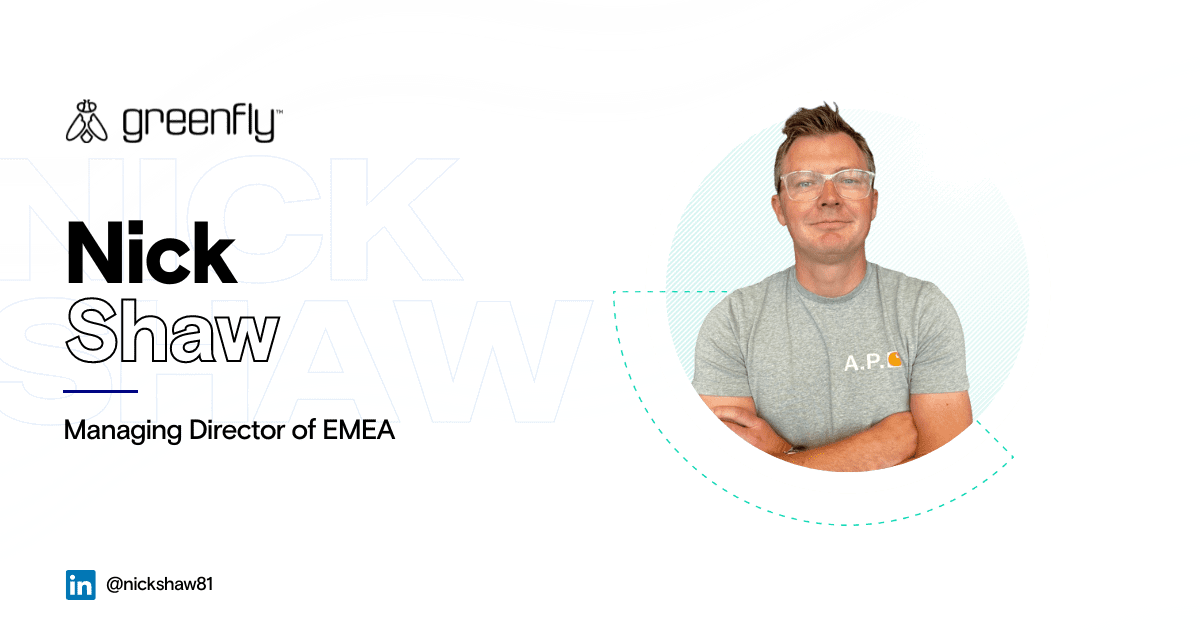 Greenfly welcomes Nick Shaw as Managing Director of EMEA