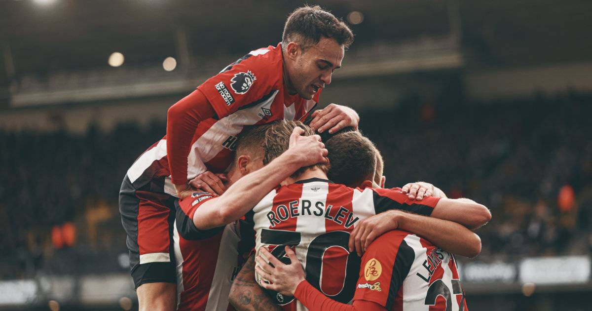 Brentford x Greenfly UGC - image of team celebration